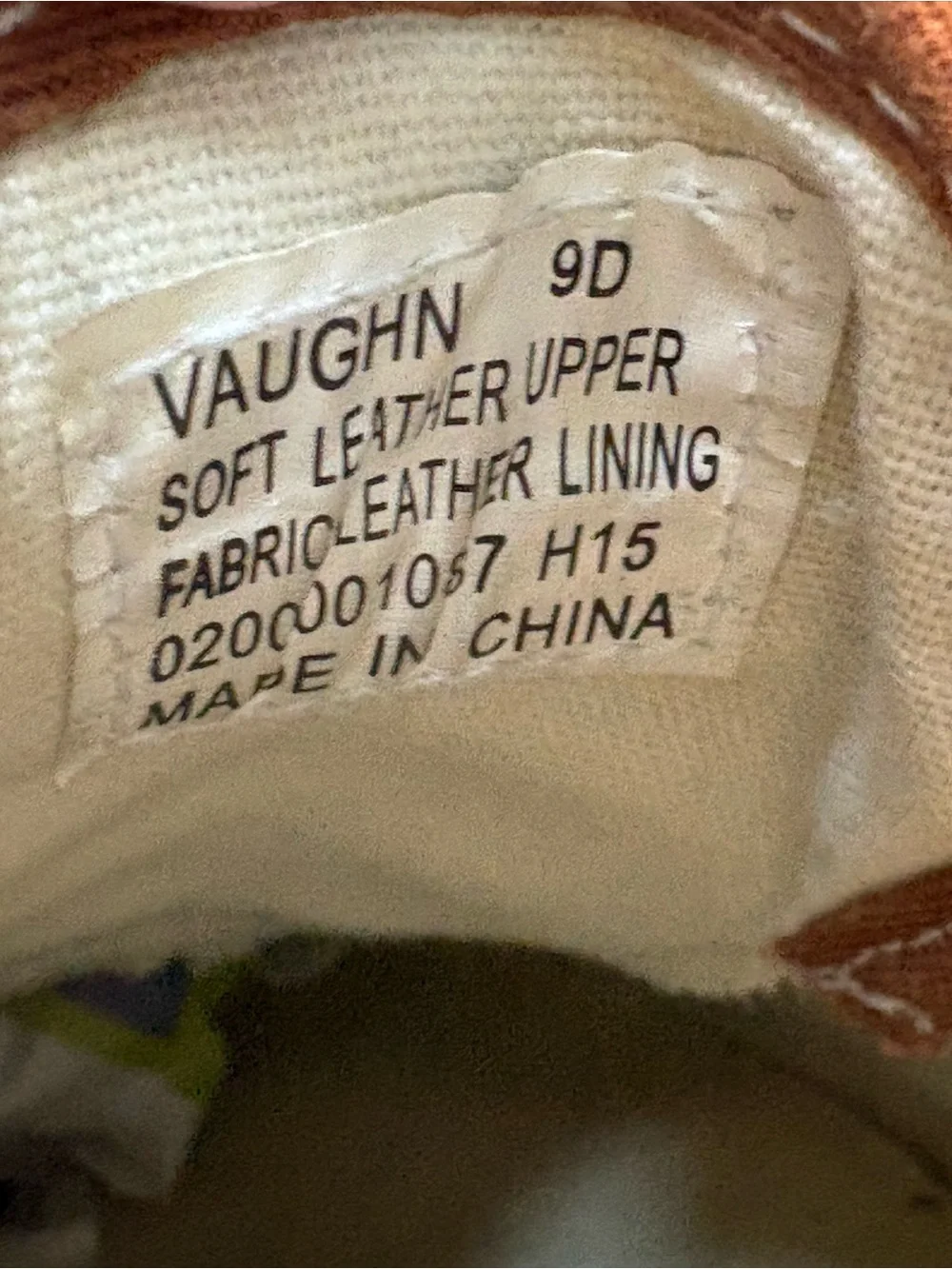 Polo by Ralph Lauren Brown Leather Vaughn Sneakers with White Sole Men 9D
